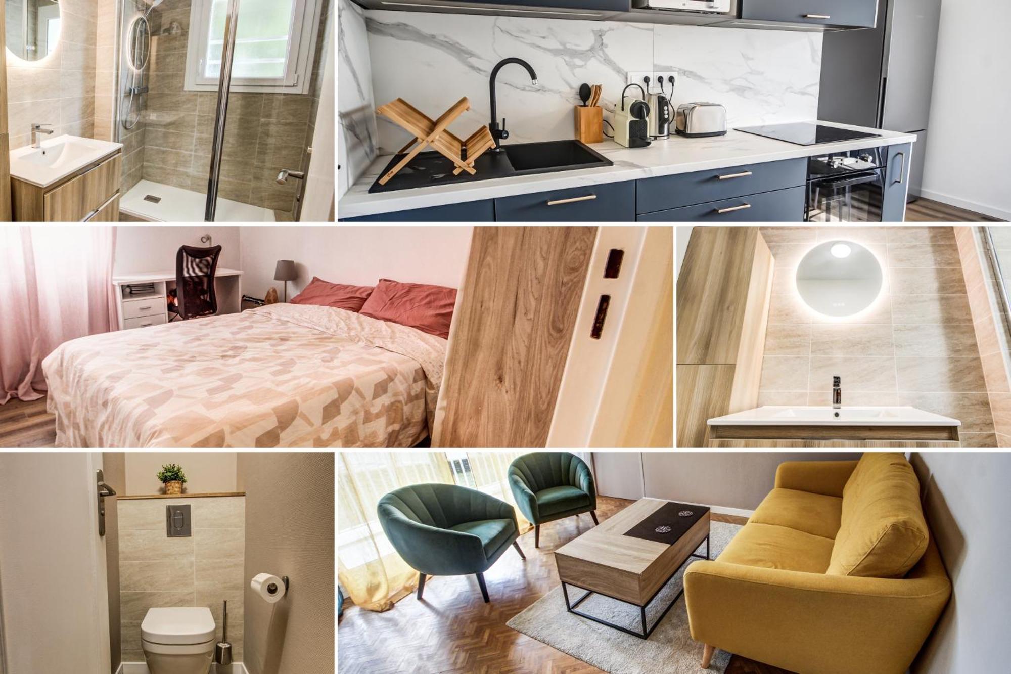 Suite T5 Rennes Gare - Parking Prive Gratuit Kültér fotó
